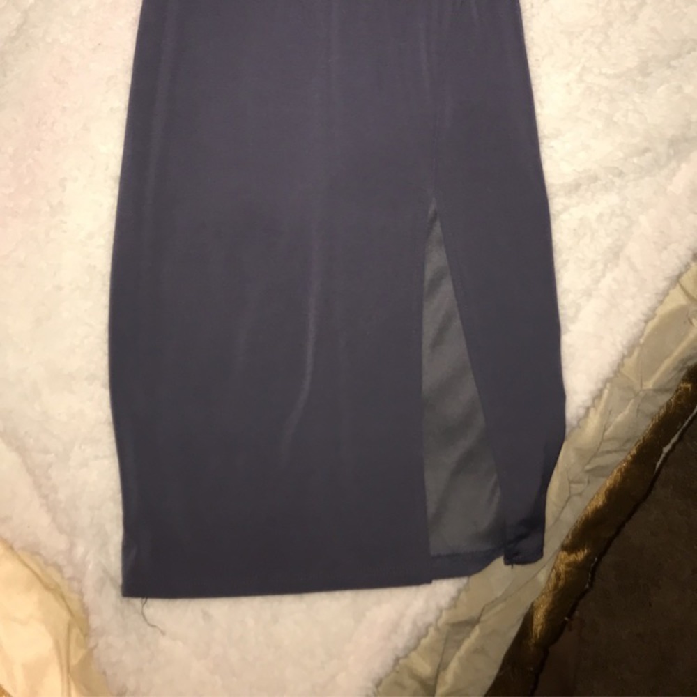 fashion nova silky slit dress - Picture 10 of 13